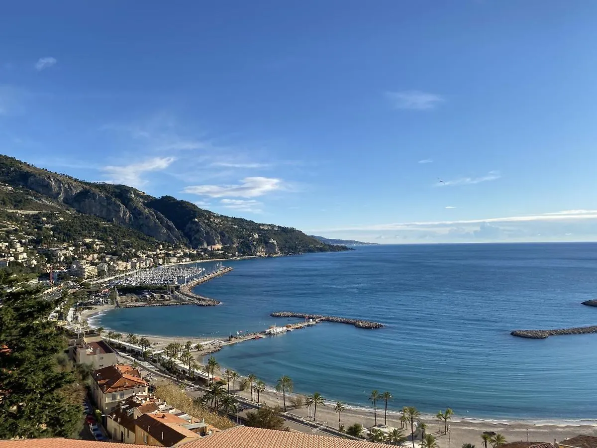 Le Vigia-Vue Mer-Terrasse-Climatisation-Parking Menton